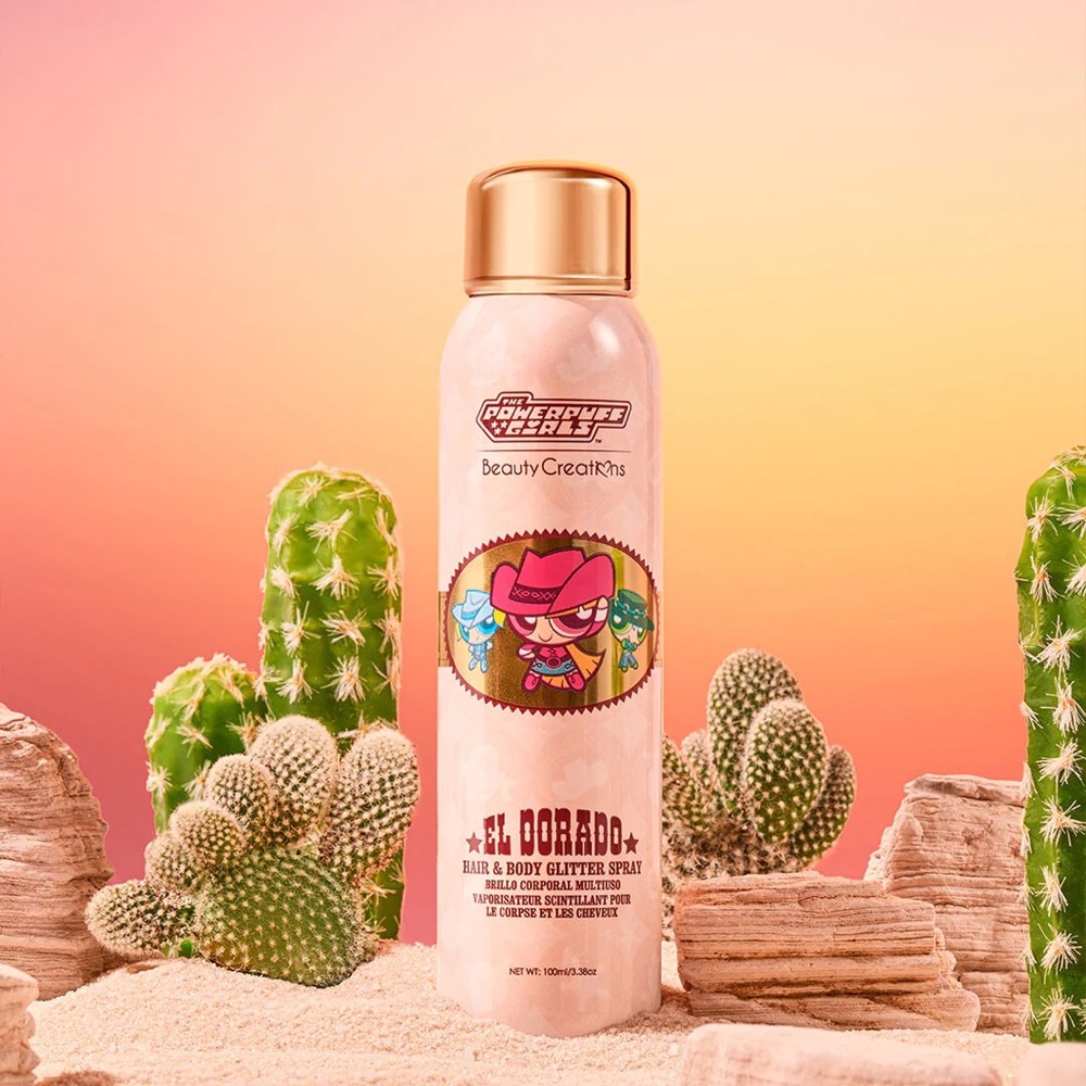 The Powerpuff Girls "El Dorado" Hair & Body Glitter Spray